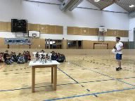 Das traditionelle Fußballturnier ...