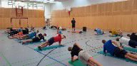 Unsere angehenden Sportinstruktor*innen mit dem Schwerpunkt....