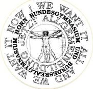 Das Logo des BG Horn in schwarz-weiß.